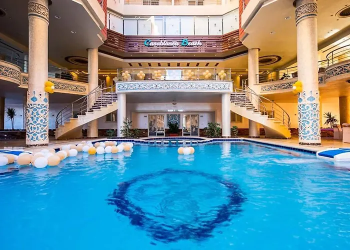 Casablanca Resort, First Line, With Private And Swimming Pools,hurghada
